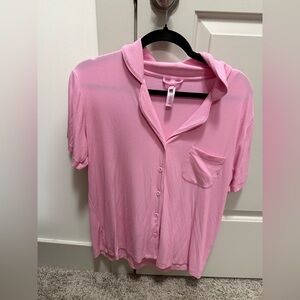 Skims Large Bubble Gum Pink Top & Short Pajama Set. 💕⚡️